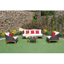 Ensemble de couchage en rotin synthétique design moderne et vendu le plus réputé pour meubles extérieurs de jardin
